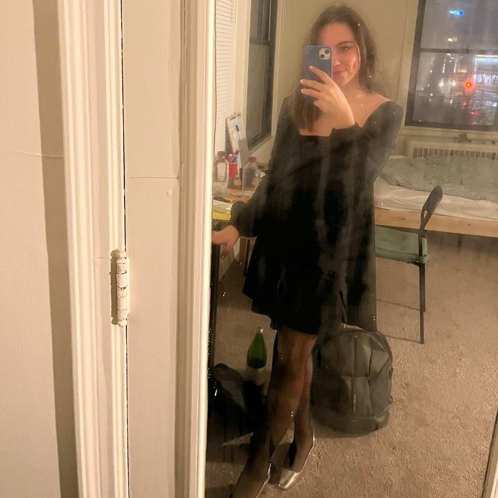 Used only once. Great dress for nights and days